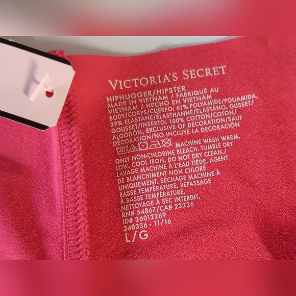 Victoria's secret panties red boy short/brief NWT - Picture 3 of 5